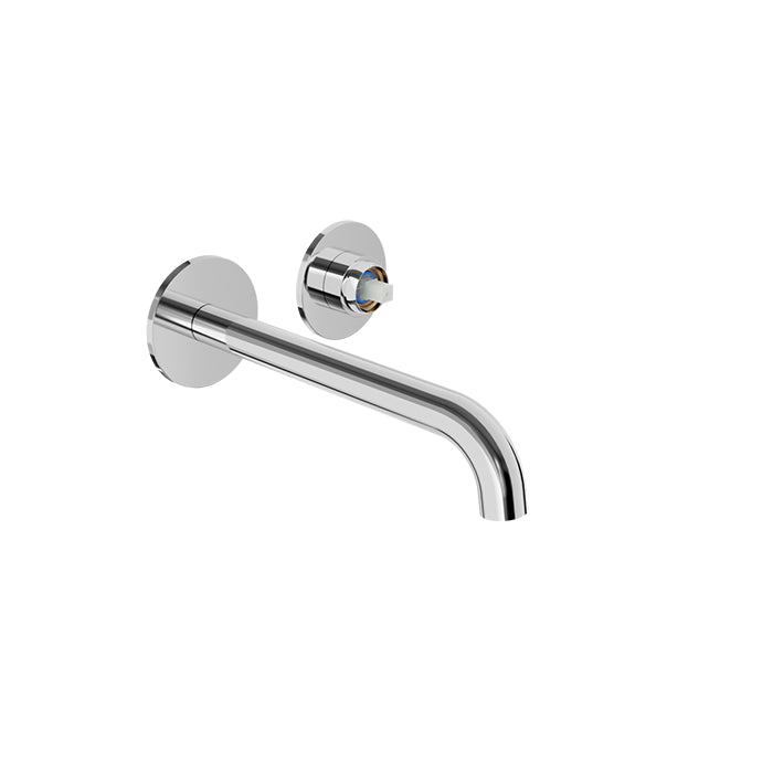 Baril Single lever wall-mounted lavatory faucet (without handle), drain not included