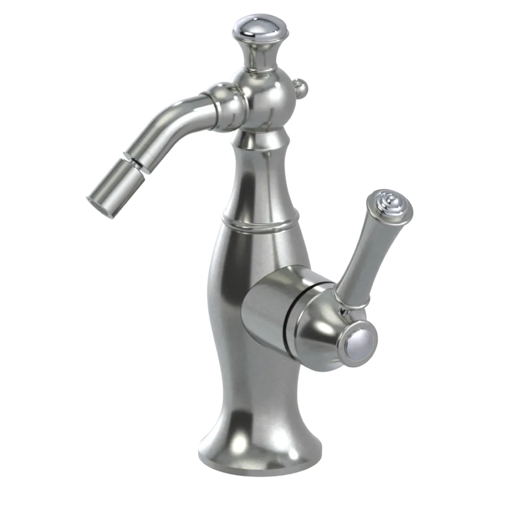 Rubinet Single Control Bidet Fitting (less drain) Satin Nickel