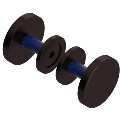 Rubinet Shower Door Knob (set) Oil Rubbed Bronze