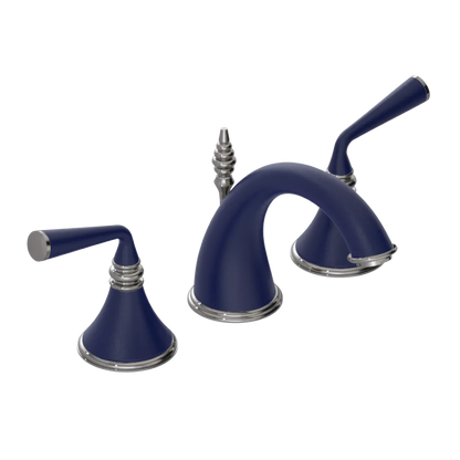Rubinet Widespread Lav. Set. (less drain) Midnight Blue