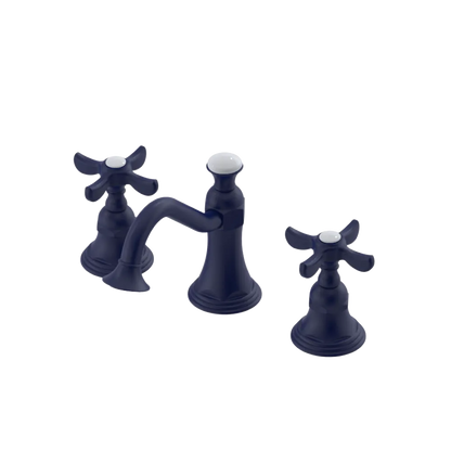 Rubinet Widespread Lav. Set. (less drain) Midnight Blue