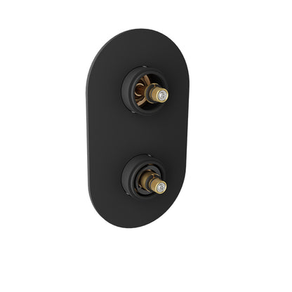 Baril Thermostatic pressure balanced shower valve with 3-way diverter (without handle)