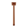 Baril 12" ceiling mounted shower arm, square flange