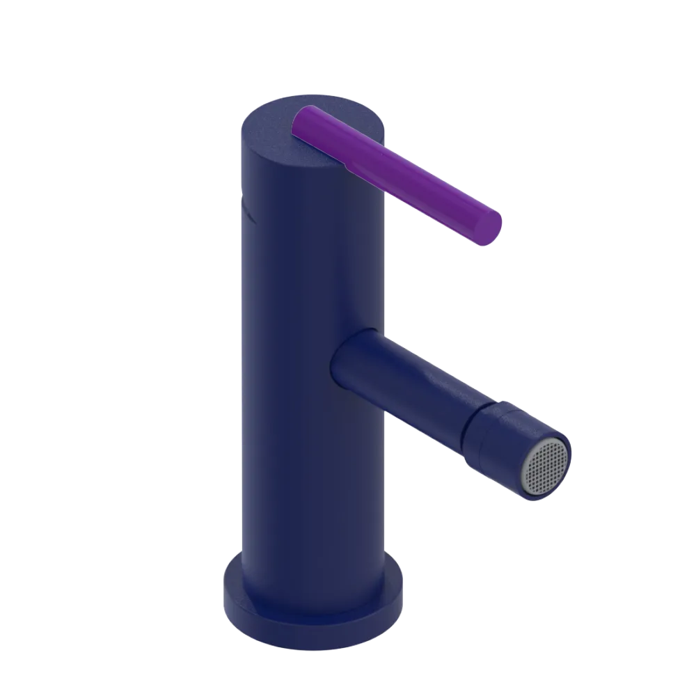 Rubinet Single Control Bidet Fitting (less drain) Midnight Blue