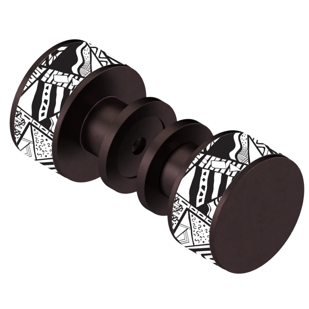 Rubinet Shower Door Knob (set) Oil Rubbed Bronze