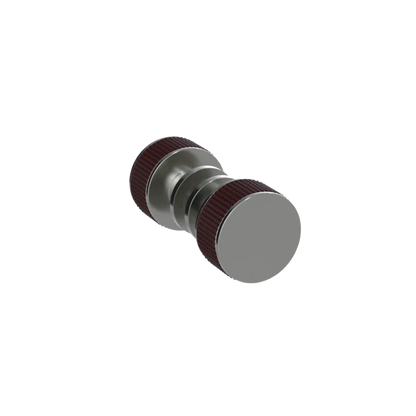 Rubinet Shower Door Knob (set) Satin Nickel
