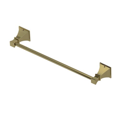 Rubinet Towel Bar 18" Natural Brass