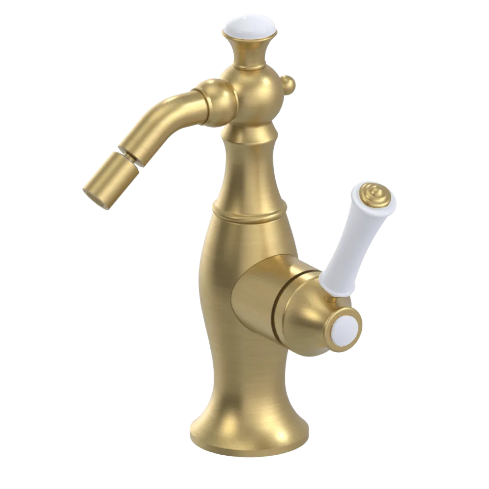 Rubinet Single Control Bidet Fitting (less drain) Satin Brass