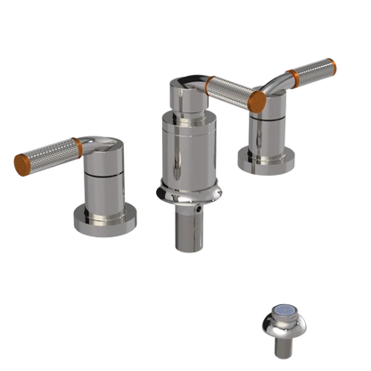 Rubinet Bidet Fitting with Spray, Diverter, and Vacum Breaker (Less Drain) Polished Nickel