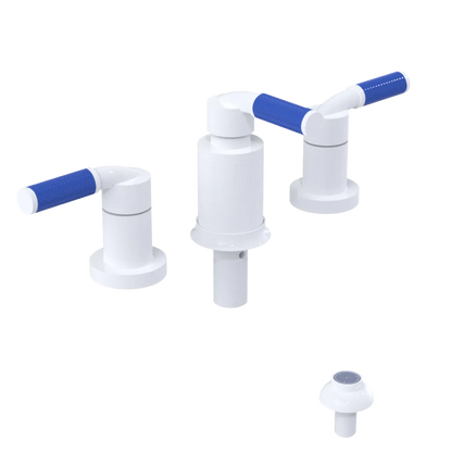Rubinet Bidet Fitting with Spray, Diverter, and Vacum Breaker (Less Drain) White