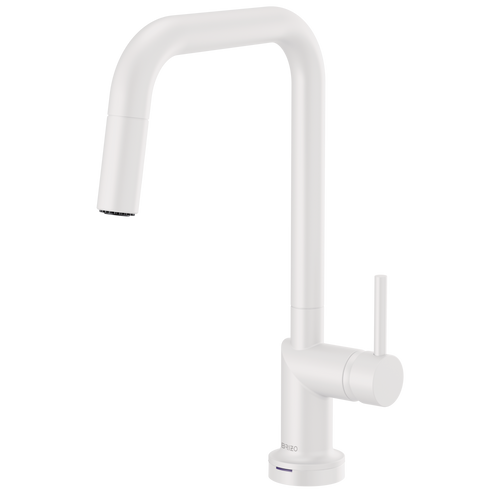 Brizo Smarttouch Pull Down Kitchen Faucet With Square Spout Less Handle