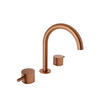 Baril 8" c/c lavatory faucet, drain included