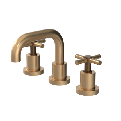 Rubinet Widespread Lav. Set. (less drain) Satin Gold