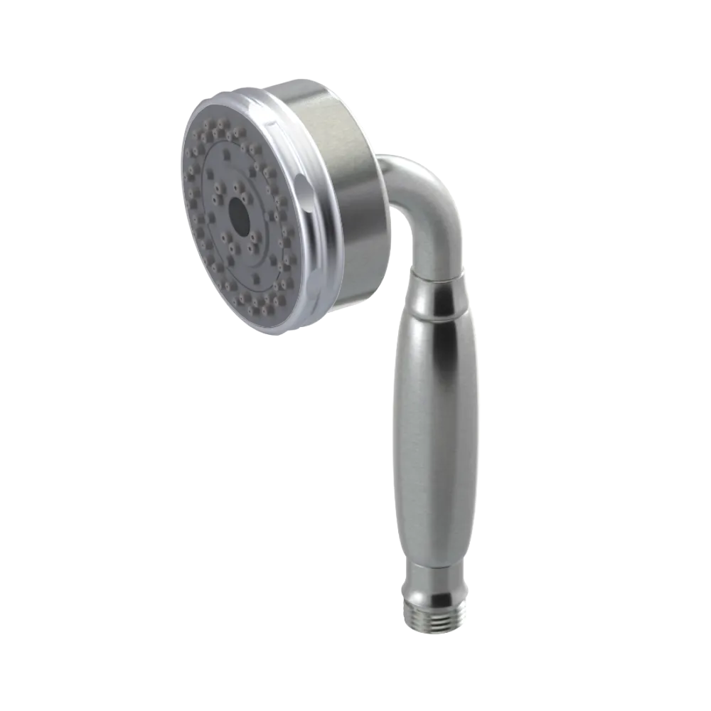 Rubinet 3 Function Hand Held Shower Only Satin Nickel