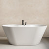 Kalia Kalma & Basico - Acrylic freestanding bathtub et Basico 2-piece deckmount tub filler