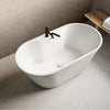 Kalia Kalma & Basico - Acrylic freestanding bathtub et Basico 2-piece deckmount tub filler