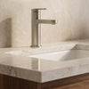 Kalia STEN Single hole lavatory faucet without drain pure nickel – BF2233-125