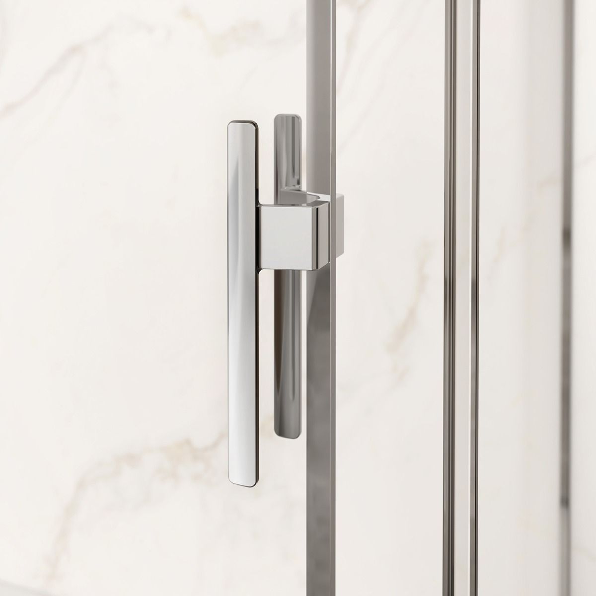 Kalia KONCEPT EVO Sliding Shower door 48” x 77” with 32" return panel - KP protective film (Reversible) – DR2130-110-005/DR2052-110-005