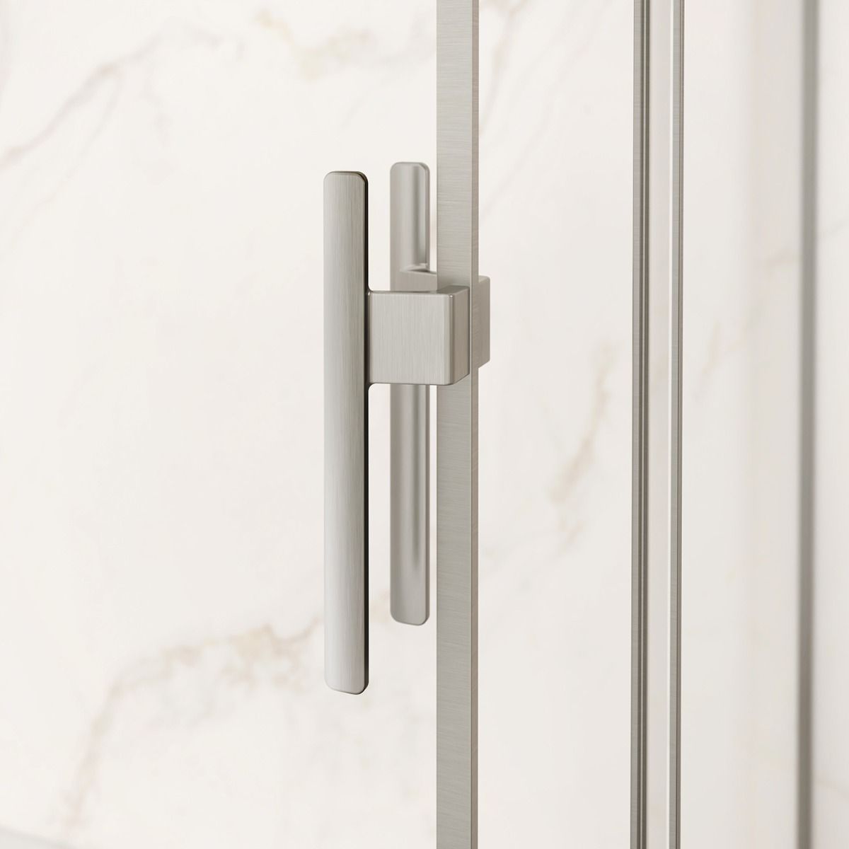 Kalia KONCEPT EVO Sliding Shower door 48” x 77” with 32" return panel - KP protective film (Reversible) – DR2130-125-005/DR2052-125-005