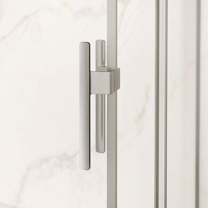 Kalia KONCEPT EVO Sliding Shower door 48” x 77” with 32" return panel - KP protective film (Reversible) – DR2130-125-005/DR2052-125-005