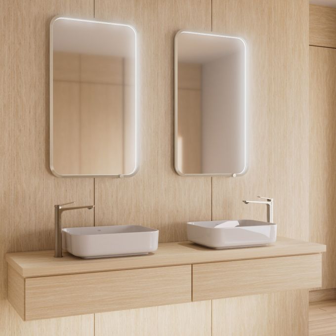 KALIA NOXLED-illuminated bathroom mirror - 22" x 38"