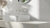 Baril Two handles wall-mounted lavatory faucet, drain not included