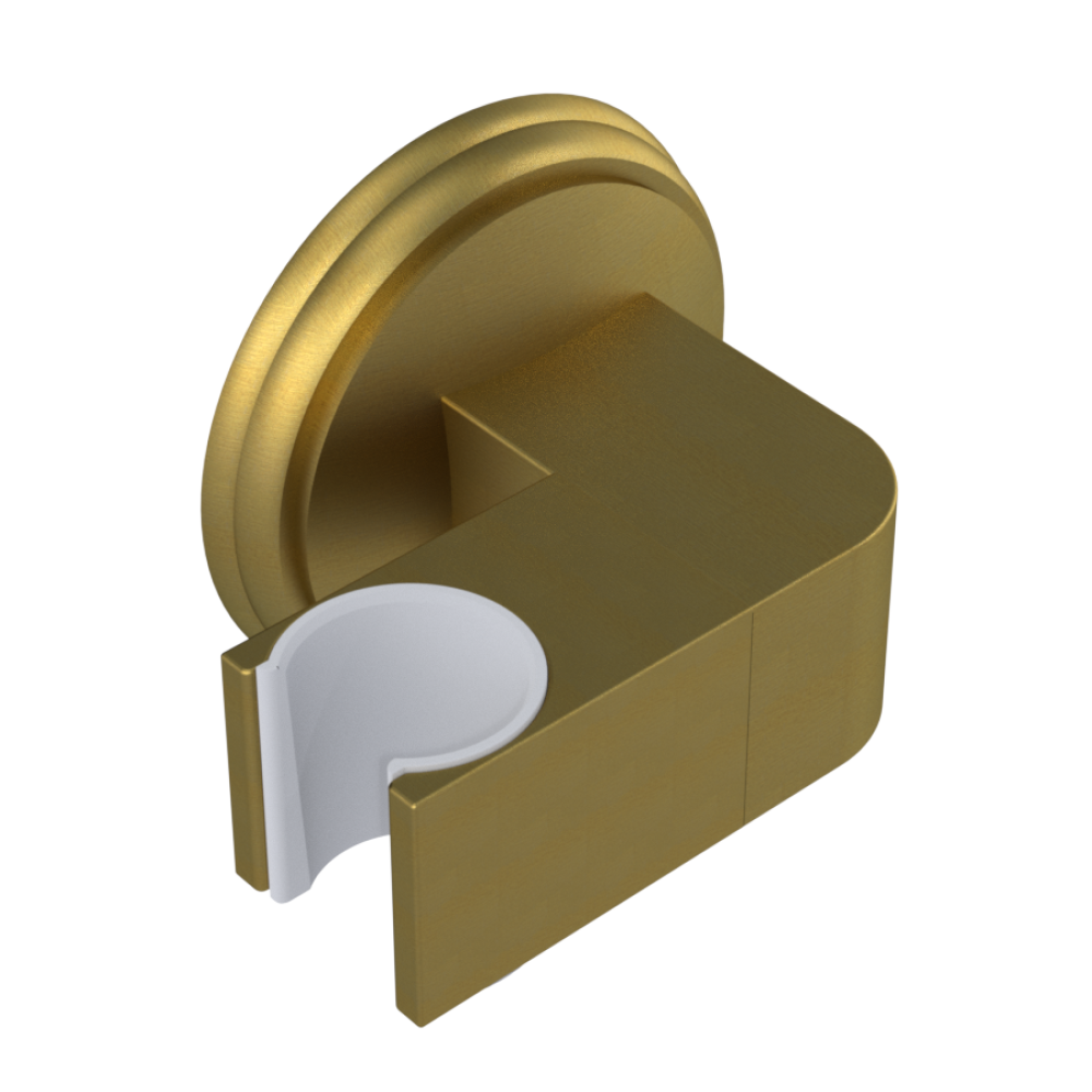 Rubinet Wall Bracket for Hand Held Shower Antique Brass Matt