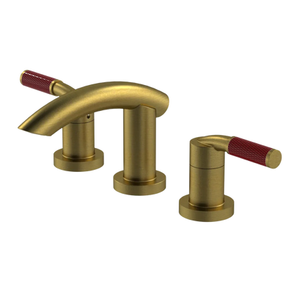 Rubinet Widespread Lav. Set. (less drain) Antique Brass Matt