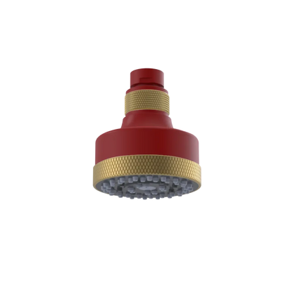 Rubinet 3 FUNCTION SHOWER HEAD Maroon