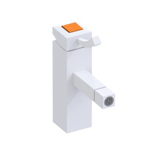 Rubinet Single Control Bidet Fitting (less drain) Matt White