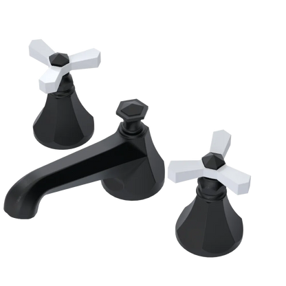 Rubinet Widespread Lav. Set. (less drain) Matt Black