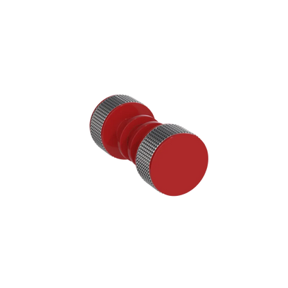 Rubinet Shower Door Knob (set) Red