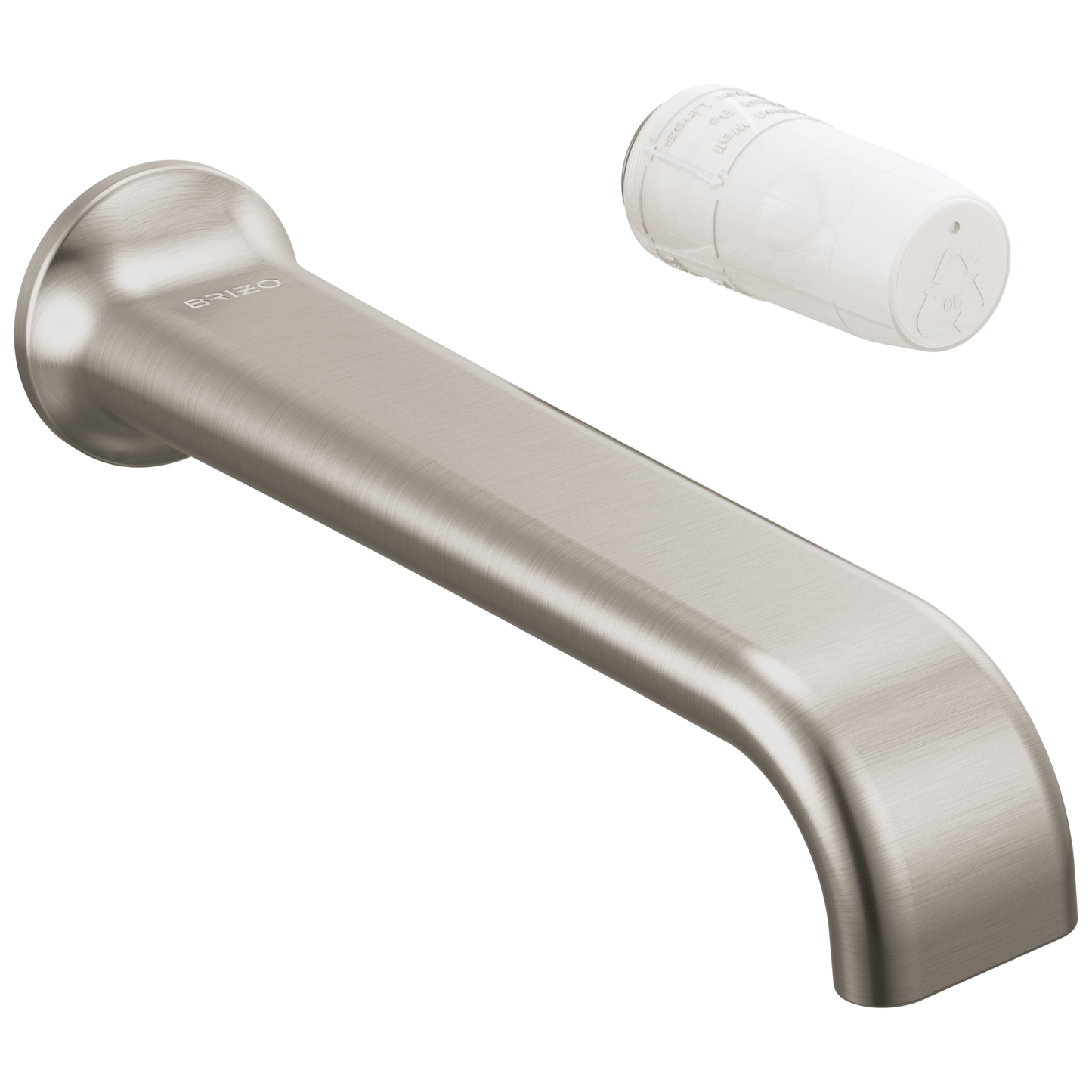 Brizo Two Hole Single Handle Wall Mount Lavatory Faucet Less Handle 12 Gpm