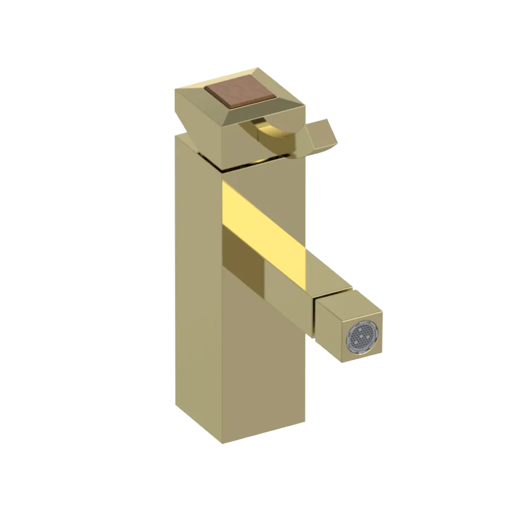 Rubinet Single Control Bidet Fitting (less drain) Gold