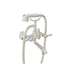 Baril Wall-mounted tub faucet with hand shower