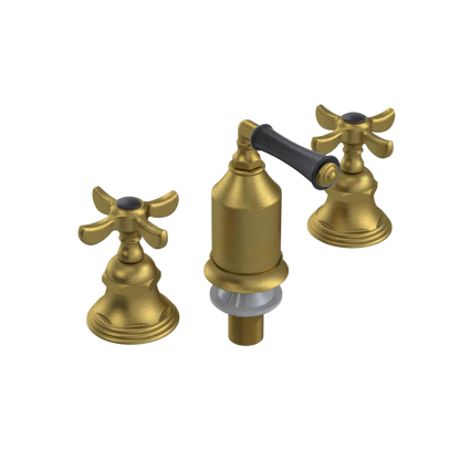 Rubinet Bidet Fitting with Spray, Diverter, and Vacum Breaker (Less Drain) Antique Brass Matt