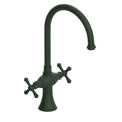 Rubinet Two Handle Single Hole Kitchen Set Green Envy