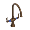 Rubinet Two Handle Single Hole Kitchen Set Oil Rubbed Bronze
