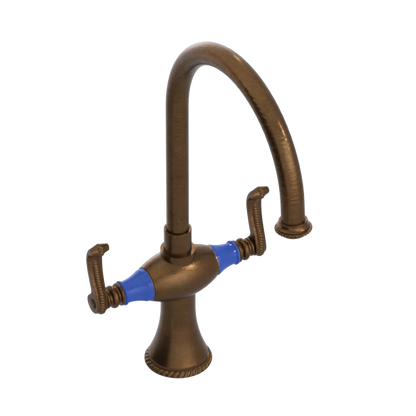 Rubinet Two Handle Single Hole Kitchen Set Oil Rubbed Bronze