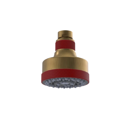 Rubinet 3 FUNCTION SHOWER HEAD Antique Brass Matt