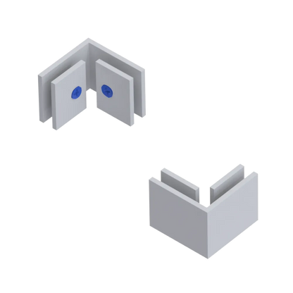 Rubinet 90 Glass to Glass White