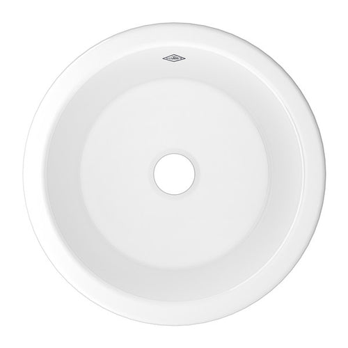 Shaws Lancaster™ 18" Single Bowl Round Bar/Food Prep Fireclay Kitchen Sink