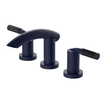 Rubinet Widespread Lav. Set. (less drain) Midnight Blue