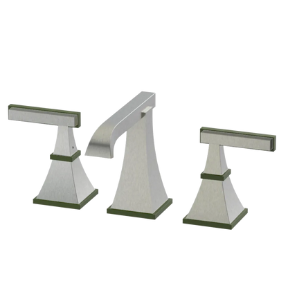 Rubinet Widespread Lav. Set. (less drain) Satin Nickel