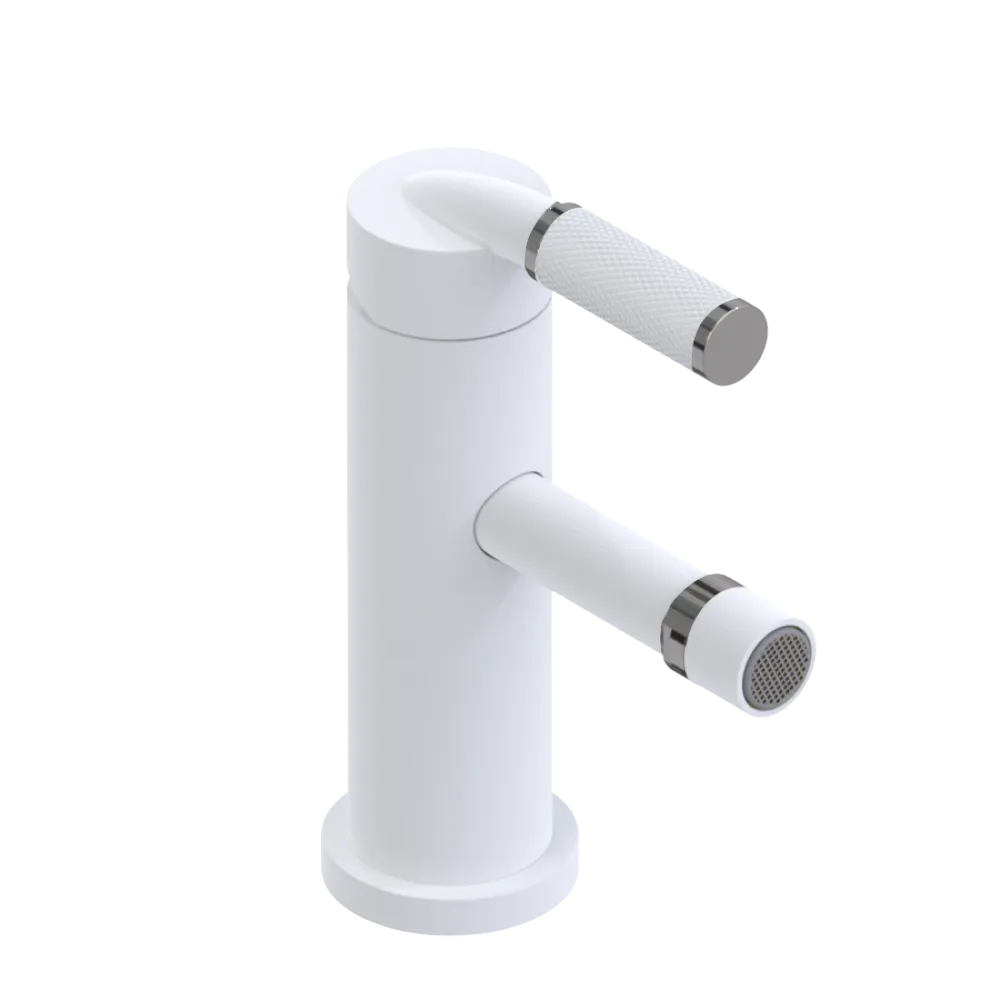 Rubinet Single Control Bidet Fitting (less drain) Matt White