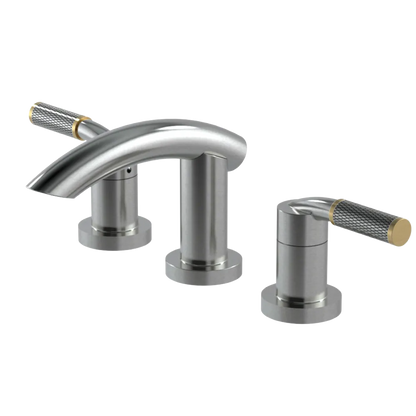 Rubinet Widespread Lav. Set. (less drain) Satin Nickel