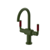 Rubinet Single Hole Dual Handle Lav. Set. (less drain) Green Envy
