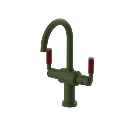 Rubinet Single Hole Dual Handle Lav. Set. (less drain) Green Envy