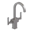 Rubinet Single Hole Dual Handle Lav. Set. (less drain) Polished Nickel