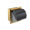Rubinet RECESSED TOILET PAPER HOLDER Gold
